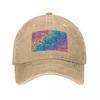 Colourful Chaos Baseball Cap Golf Hat Unisex Fishing Caps Unisex Derby Hat Sunscreen Hats Unisex Womens