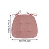 2Pcs Modern Chair Pads With Ties Strap Soft Cotton Linen Cushions For Dining Room Office Comfortable Seating Solution