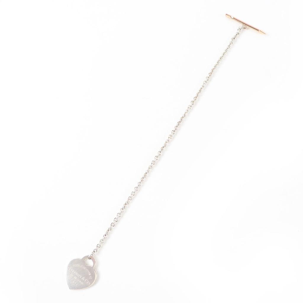 Tolles TIFFANY&Co. Armband Lovestruck Herz-Anhänger Armband Kombination AG925 Gebraucht