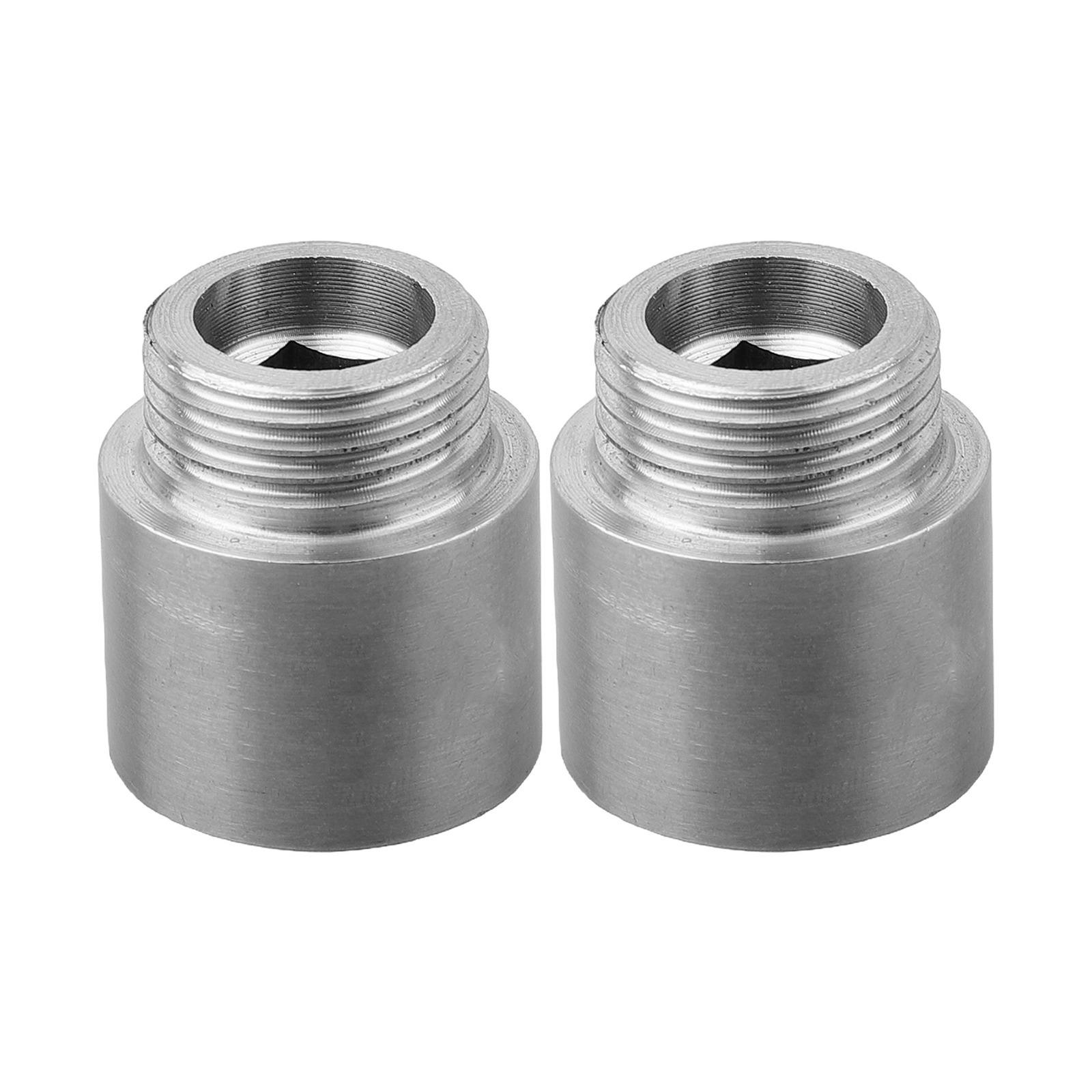 

Shower Head Extension 2 Pack 304 Stainless Steel G1/2 Male To Female 30mm Angle Valve Thickened Extension Joint Accessories