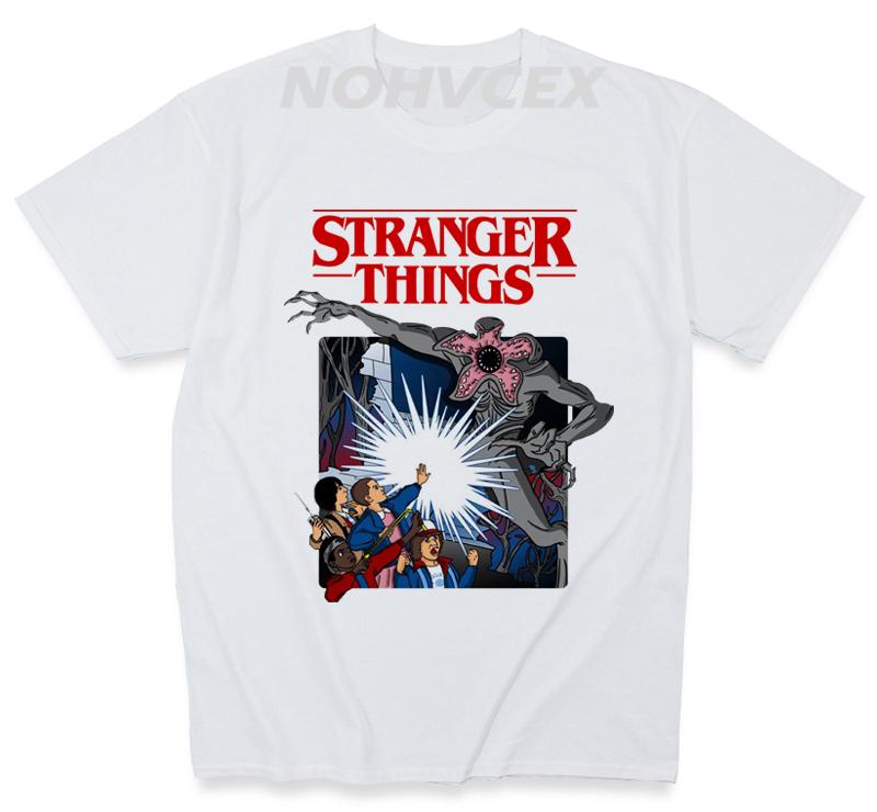 Stranger Things Anime O Neck Tee High Men Summer T Shirt 3XL