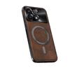 For Poco F6 Pro Case Magnetic Elegant Leather Wear-Resistant Lens Fully Covered Non-Slip Grip Edge Cover Shell
