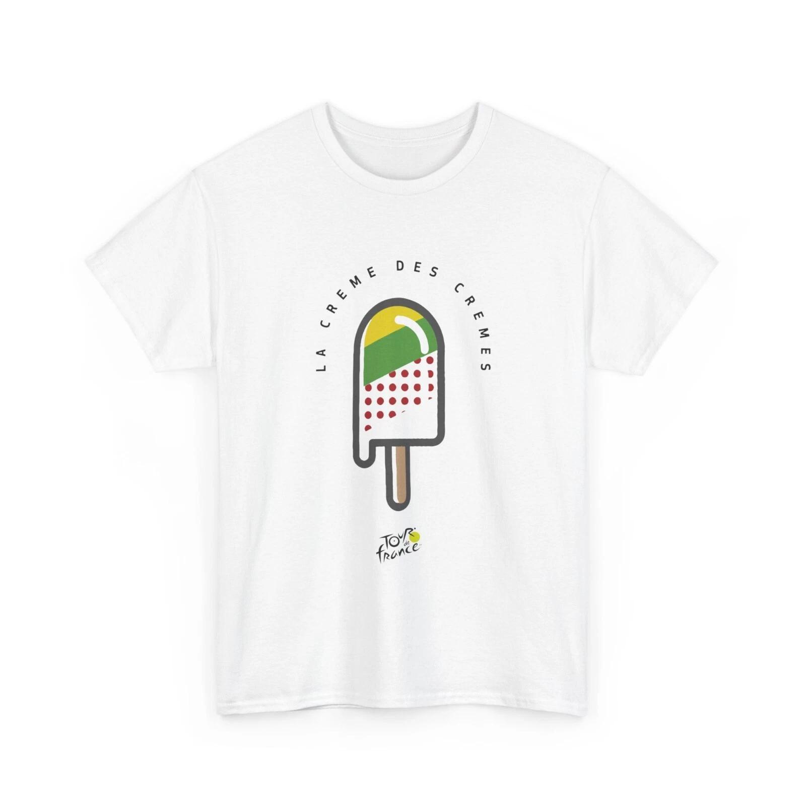 Men s and Women s T-shirts Tour de France Creme Graphic T-Shirt XXL