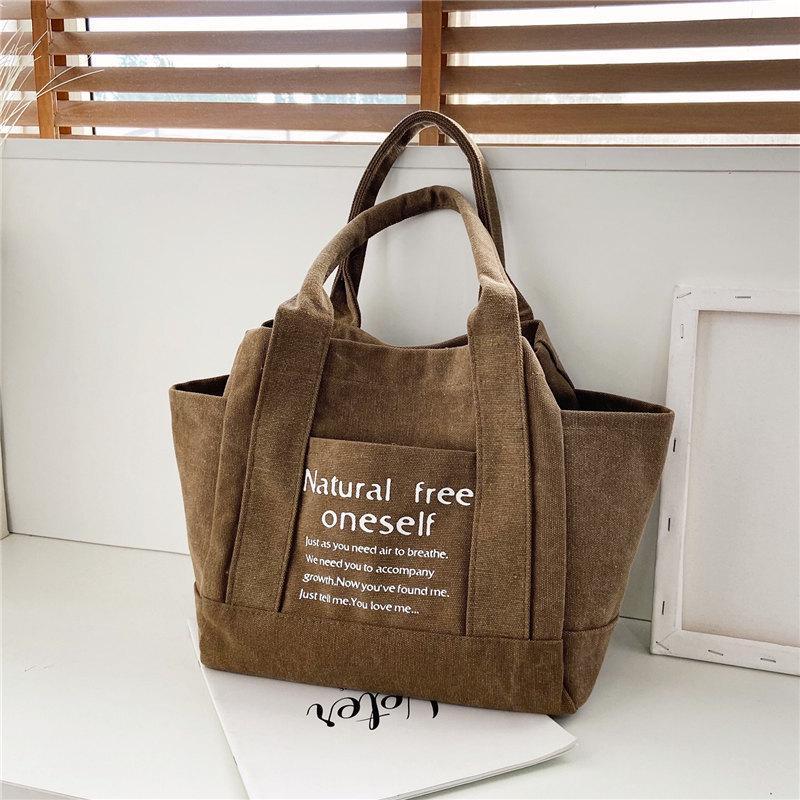 2026 Women s Large Capacity Fashion Canvas Shoulder Bag