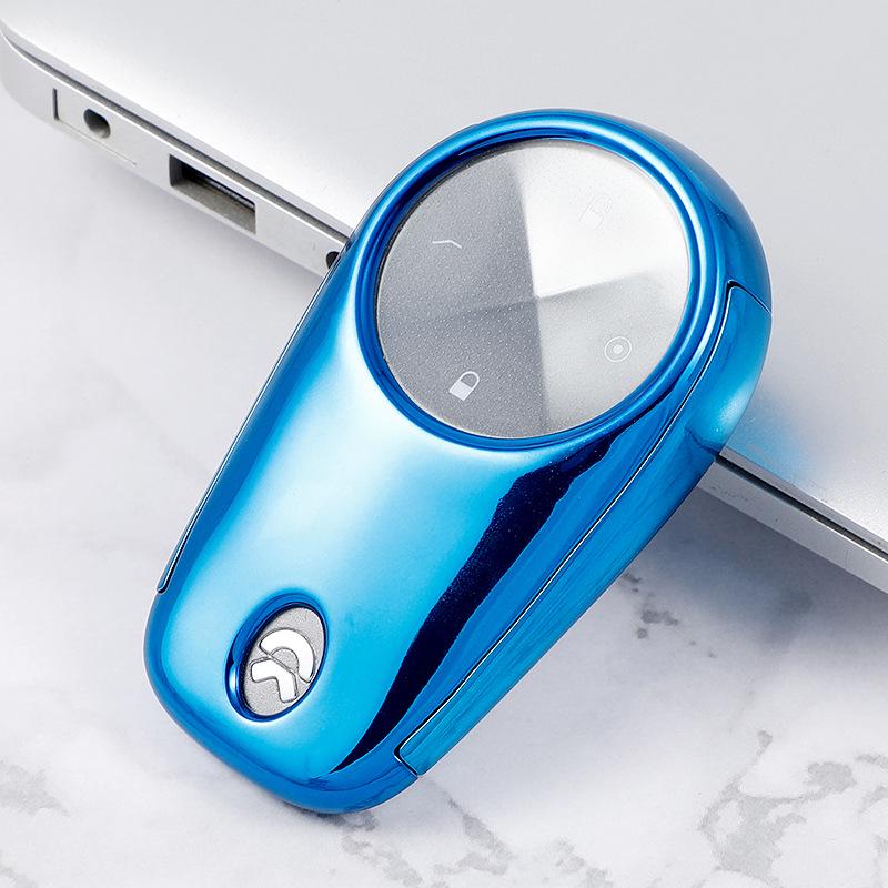 

Чехол для ключа автомобиля для NIO RS5 RC6: Защитный чехол «Два в одном»