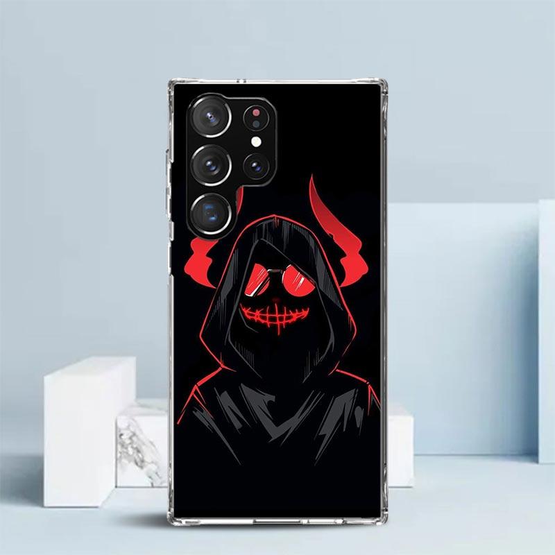 Devil Bad Boy Anime Phone Case For Samsung Galaxy S24 S25 Edge S26 Ultra S22 S23 Plus S21 + S20 FE Soft TPU Back Cover Galaxy S2