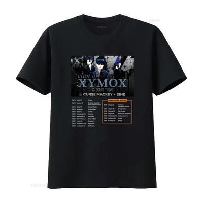 Clan Of Xymox Band X Odus Tour Album T-Shirt Für Rockmusik-Konzertfans Vintage Atmungsaktiv Stilvoll Grafik