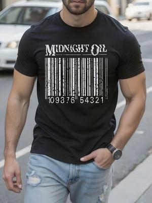 Allseason Apparel Midnight Oil Graphic Tshirt - Black Cre...