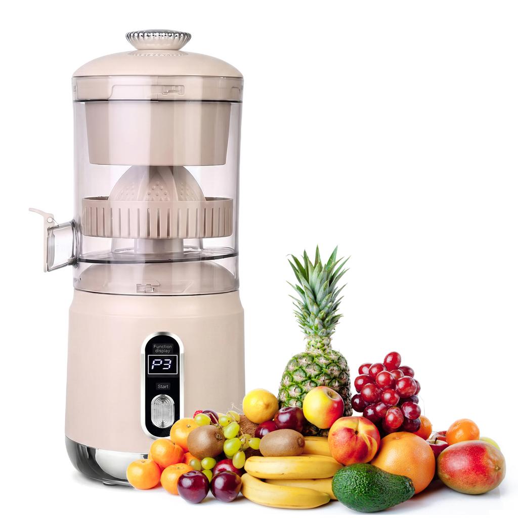 Electric Orange Juicer USB Rechargeable Citrus Juicer Automatic Orange Squeezer Compact for Lemon Lime Grapefruit Pomegranate