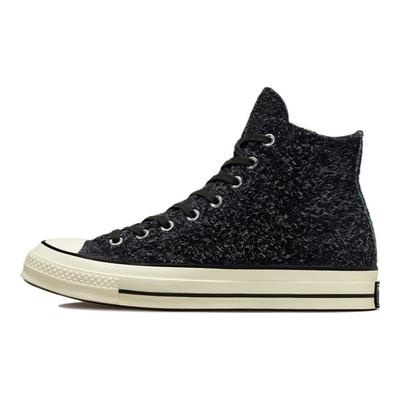 Chuck 70 Comfortable Casual High Top Espadrilles Unisex Graphite Black