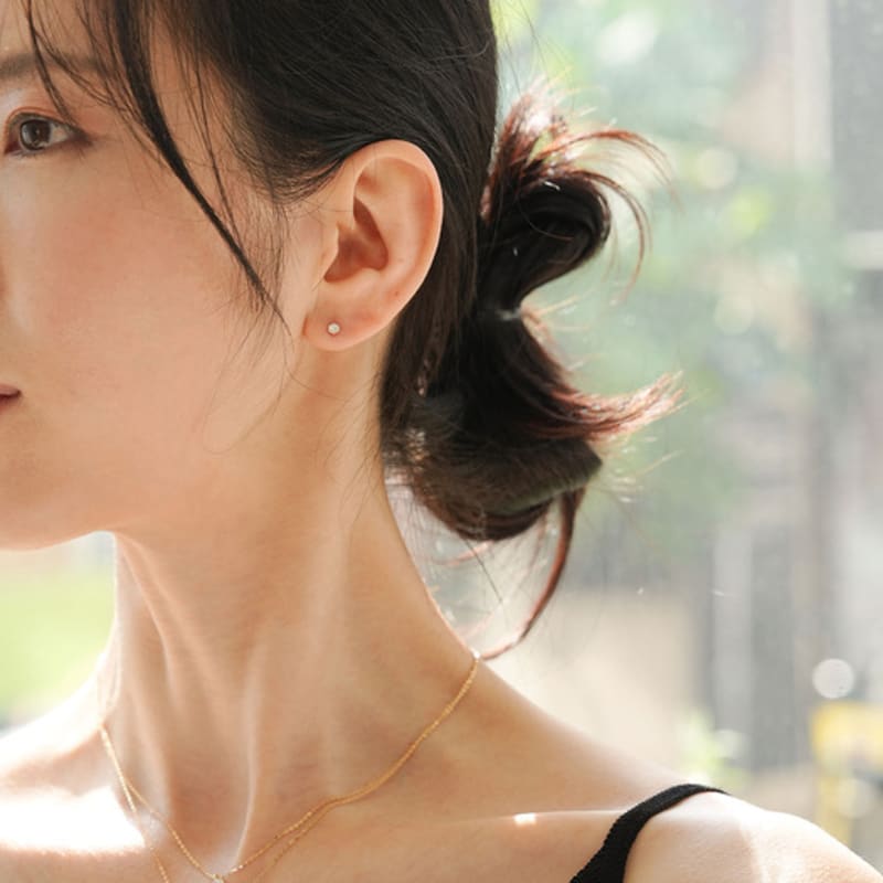 Modernlike Silver 925 Moissanite 6-prong Earrings Mini Daily