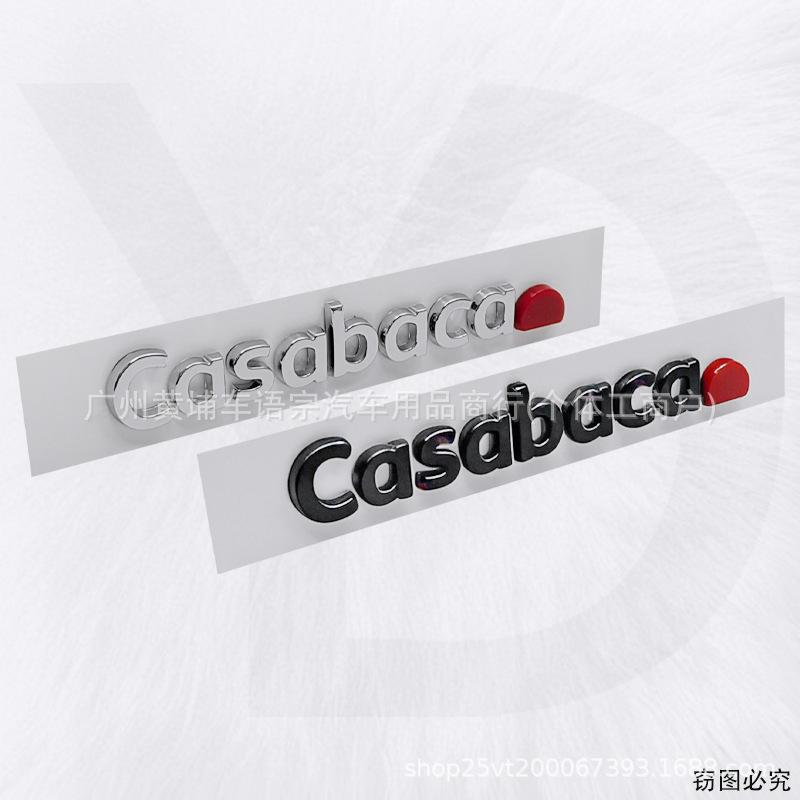 ABS Car Letter Emblem Badge Sticker Modified Rear Tailgate Logo Decal Auto Side Marker Label Accessories Fit For Subaru Casabaca VV999