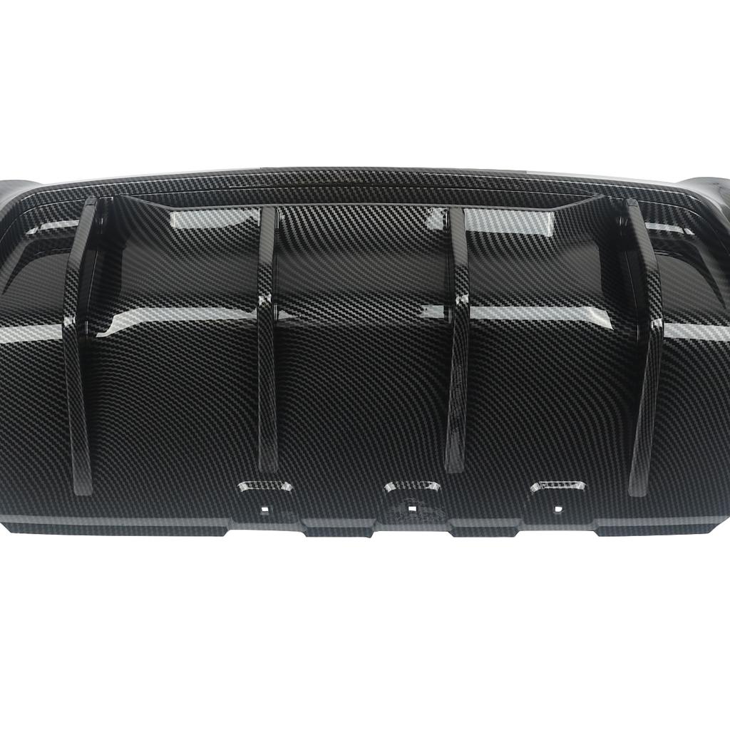 For Bmw F10 F11 CS Style Rear Diffuser Bumper Lip Carbon Fiber Look Auto Body Kit 2011 2012 2013 2014 2015 2016 Rear Bumper