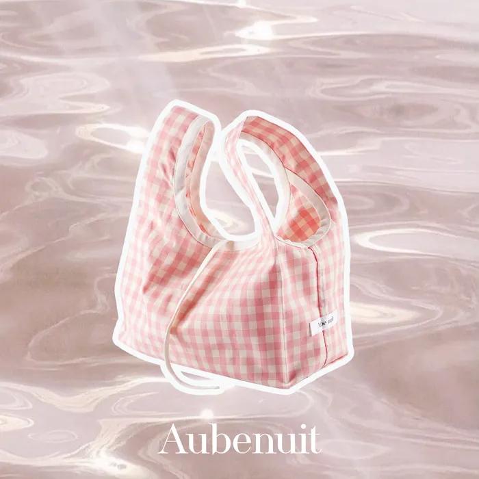 Obnuit Check Bongdal Bag_Pink
