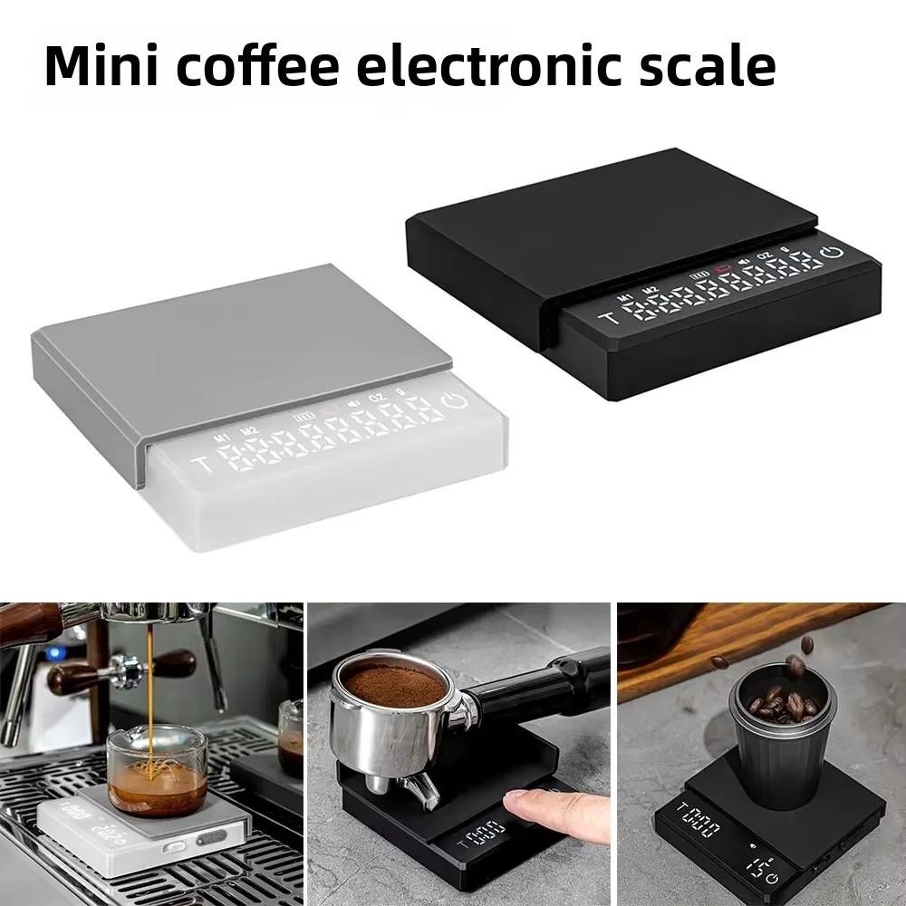 Mini Coffee Scale 3 Modes Electronic Digital Weight Drip Espresso Scale  for Barista Kitchen Tools