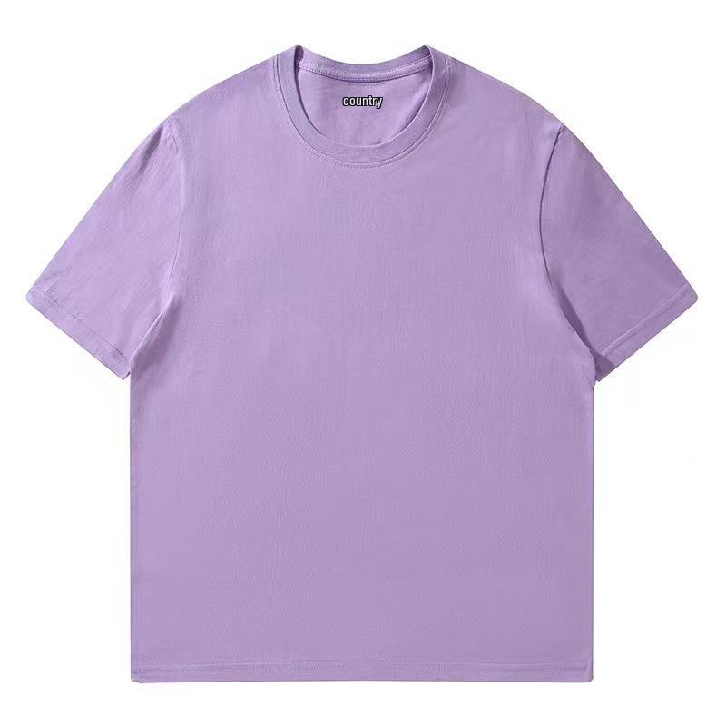 Camiseta de Verano Blanca Unisex de Algodón Puro de Manga Corta, Corte Holgado, Talla Grande