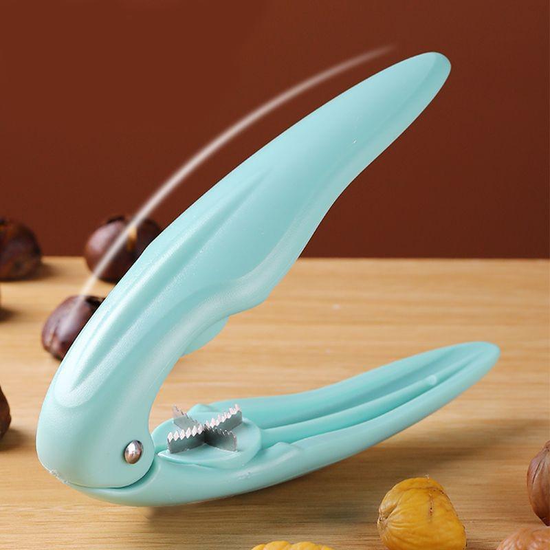 Chestnut Peeler Machine Stainless Steel Chestnut Opening Machine Nut Cracker Sheller Walnut Pliers Kitchen Gadgets