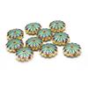 10pcs Copper Metal Drop Oil Flower Spacer Beads Charm for Jewelry Making Beads Accessories fit Earrings Bracelet DIY Accessories