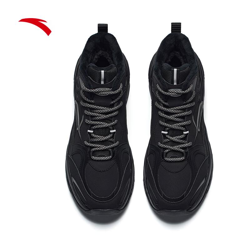 Anta Liusha Fleece-Lined High-Top Winter Snow Boots