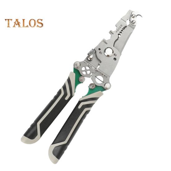 

Машина для зачистки дроту з ергономічною ручкою Міцна конструкція Складана конструкція Багатофункціональний інструмент 18-в-1 для зачистки кабелю своїми руками зелений