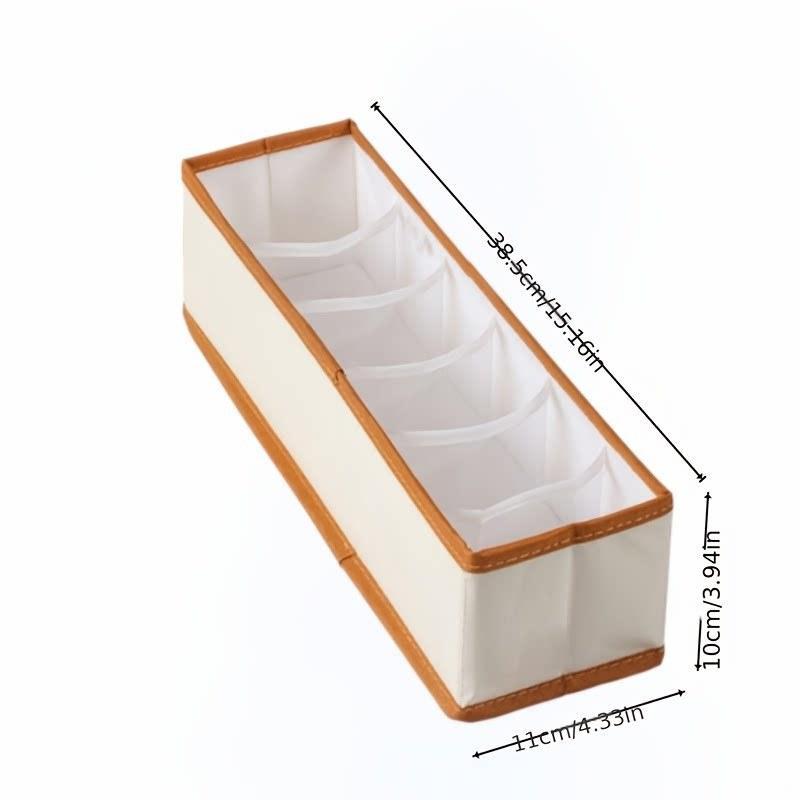 Scatola portaoggetti organizer per cinture a 6/12 scomparti, stile pelle, organizer per cassetti dell'armadio per cinture, cravatte, sciarpe, accessori