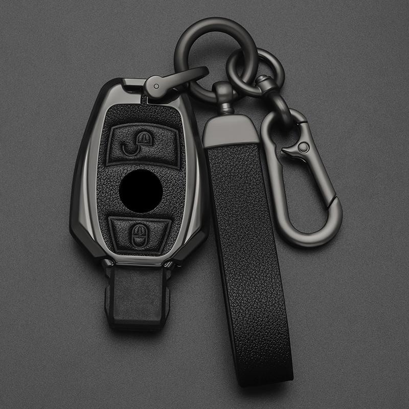 

Alloy Style Car Key Case Cover Shell For Mercedes Benz A B C E S G Class W204 W205 W212 W213 W176 W177 GLC CLA AMG Accessories