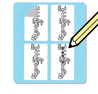 Generic Oboe Fingering Sticker 250pcs OS-250