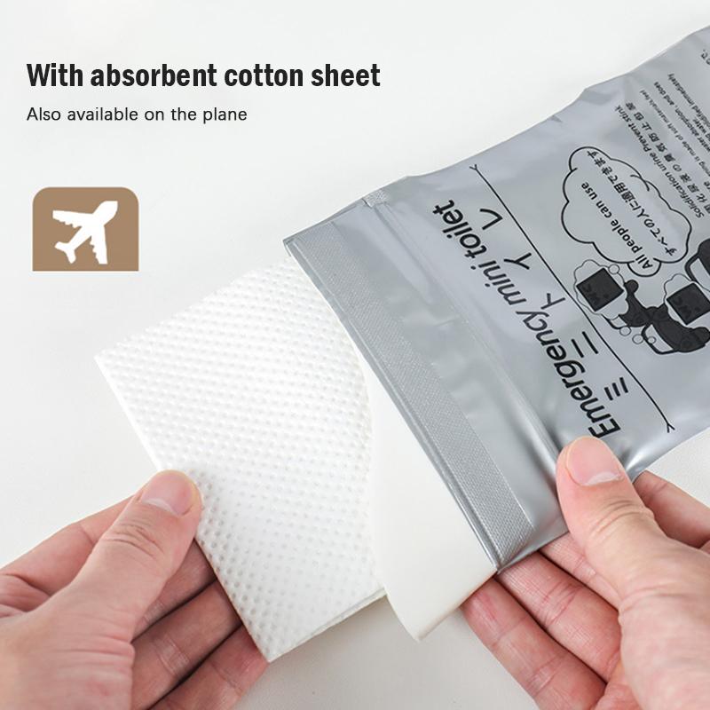 4Pcs 700Ml Emergency Car Urine Bag Vomit Bags Mini Toilet Mobile Toilets