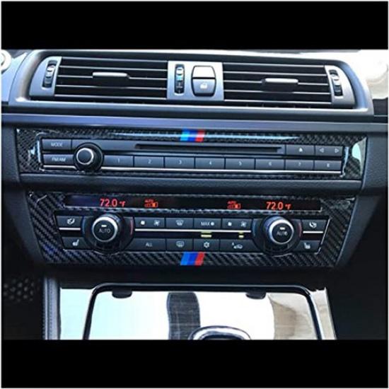 For BMW F10 5 Series 2011-2017 Carbon Fiber Console Air-Condition Vent Cover