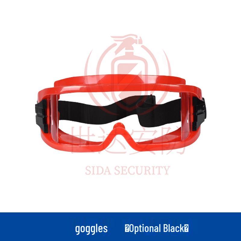 

Універсальний рятувальний та пожежний шолом з вентиляційними отворами, козирком та захистом голови від ударів Visor (One) червоний