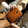 Geantă mică pentru femei, geantă de umăr unică, geantă crossbody pentru femei, geantă ușoară de lux de nișă, geantă de telefon mobil din piele de vacă Sense, geantă de umăr pentru femei