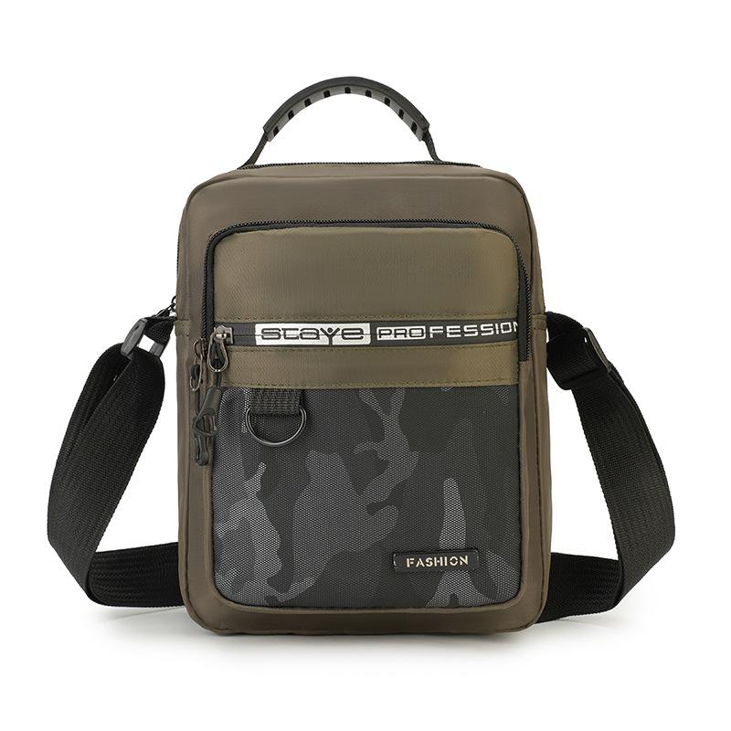 Korean Version of Simple Outdoor Messenger Bag Trend Men's Large Capacity Shoulder Bag Business Commuting Durable Joker Handbag.