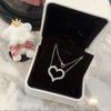 Niche Design Luxury Heart Necklace - Women's Sweet Gift Jewelry