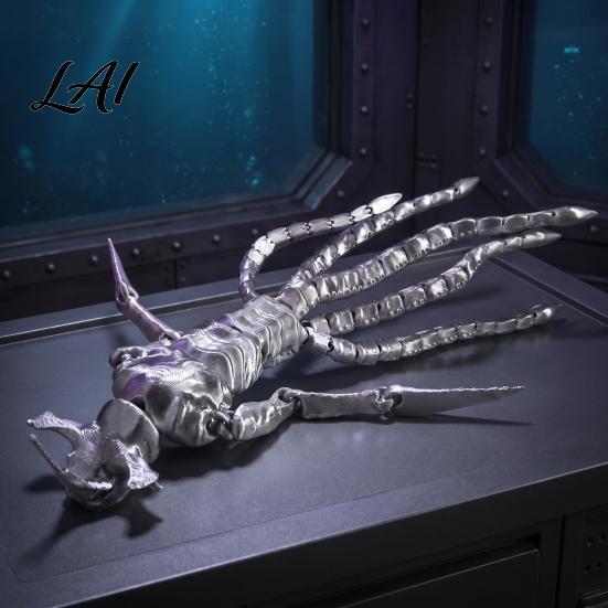 Customizable Pose Monster Toy, Printed Sea Toy 3D Multi-Joint Articulated Figure, Flexible Mythical Deep