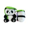 Creative Lotus Leaf Giant Panda Doll Lotus Leaf Hat National Treasure Panda Plush Toy Boy and Girl Doll Children Little Panda