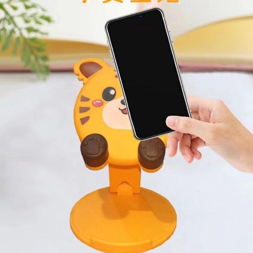 Tiger Cartoon Animal Mobile Phone Bracket Mobile Phone Holder Desktop Stand Tablet Holder