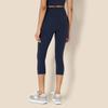 Amazon Essentials Capri Leggings with Super Perfect for and the Size L Women's High-Waisted Pockets, Moisture-Wicking Fabric, Breathable, Cool, Soft,