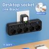 2/ 3 / 4/ 5 Plugs EU Plug Outlet Wall Mounted Outlet Electrical Socket Power Strip  Home Offices