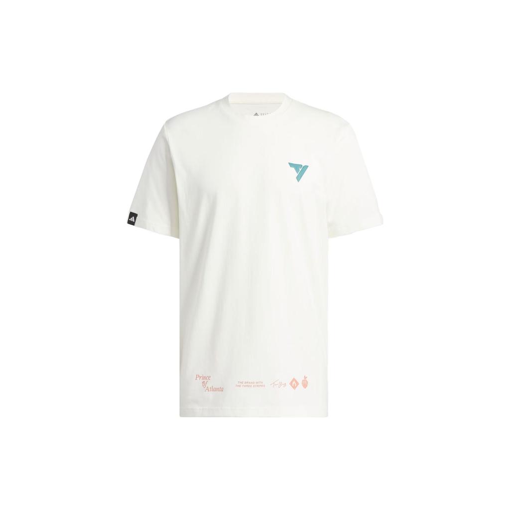 Adidas T Shirt Men's White Marble II7796