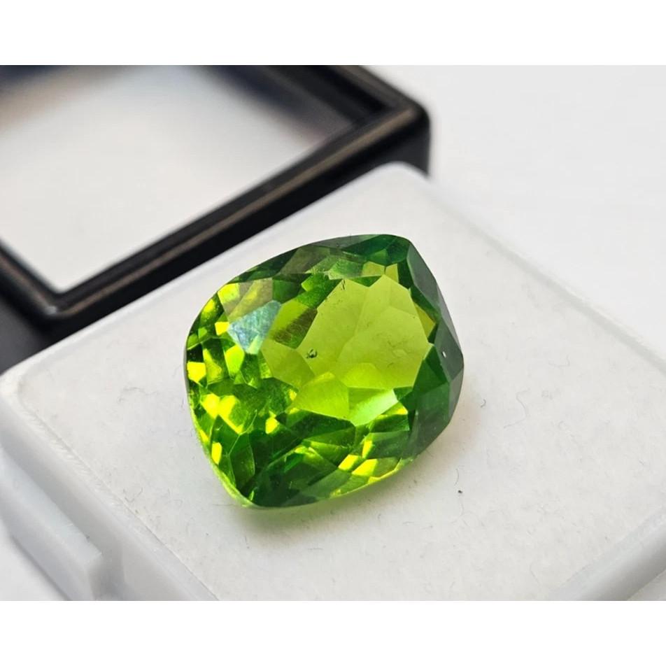 Peridot Green Natural 6-8 Ct Fancy Cut Beautiful Certified Loose Gemstone
