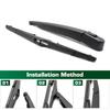 Wiper 12" Rear Wiper Blade & Arm Set Kit For Ford Focus I C170 Estate 1998 - 2004 Windshield Windscreen Tailgate Window
