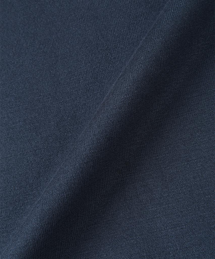 PANICALE Navy Slim Fit Viscose Blend Knit