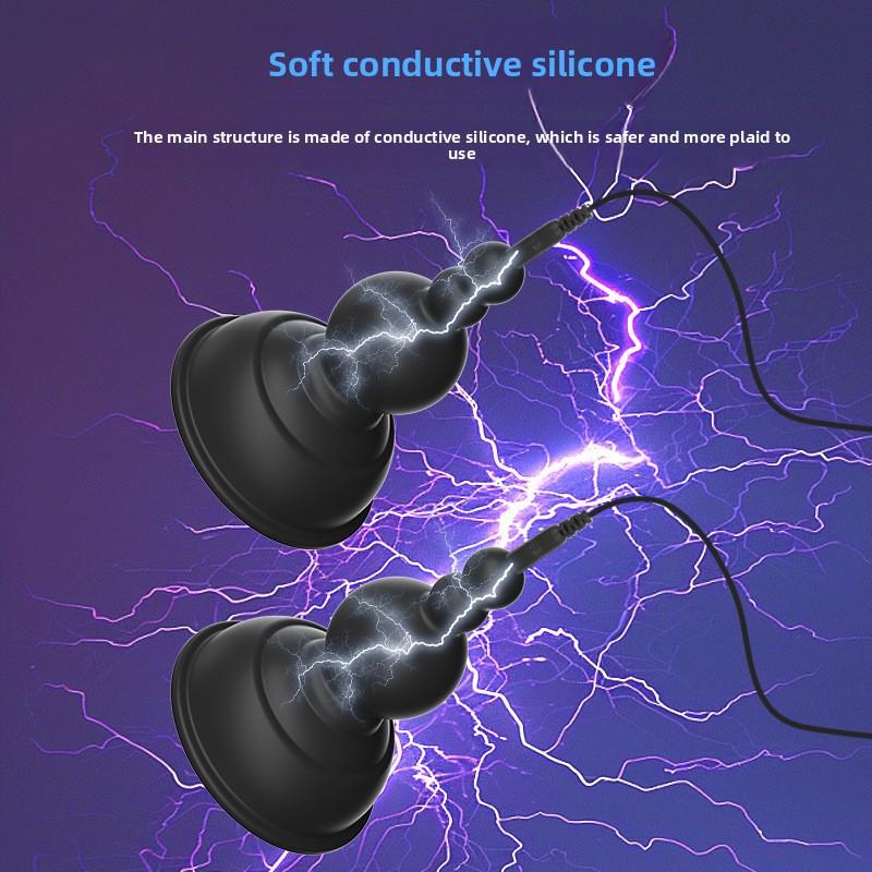 Electric Shock Nipple Clamps Breast Massager Stimulator  Toys Bondage Clitoris Labia Clamp Sex Toys Women Adult Games