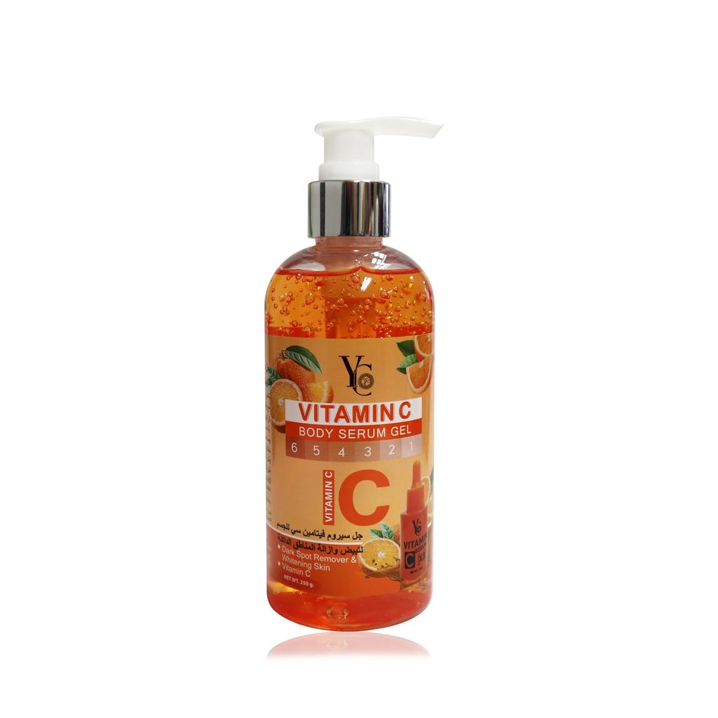 YC Body Serum Gel (Brightening Body Gel with Vitamin C | Reduces Dark Spots & Evens Skin Tone | Lightweight, Fast-Absorbing Formula | Made In Thail
