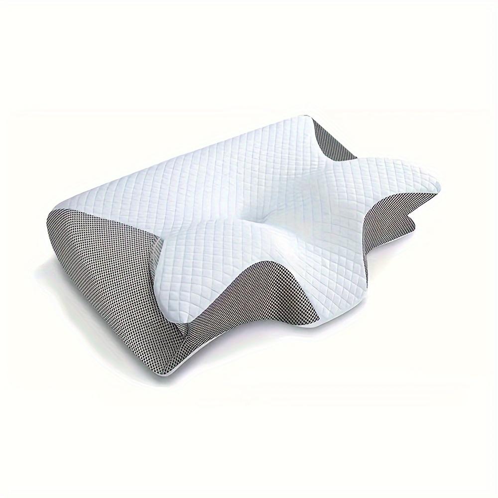 [Ergonomic Neck Pillow] Breathable Ergonomic Neck Pillow for Better Sleep – Cervical Support, Relaxing Contour Design, Ideal for светло-серый
