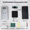 Portable Power Bank DIY Kit 22.5W Bidirectional Fast Charging Power Bank Mainboard TFT Color Display Battery Case Battery Shell