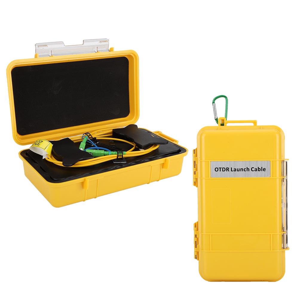 Fiber Optic OTDR Launch Cable Box Dead Zone Eliminator Fiber Ring Sc APCSc APC SM 1km