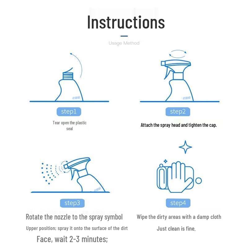 Strong Stain Remover Glass Cleaner for Windows, Mirrors, Limescale, and Bathroom Water Stains - 37R