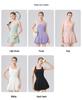 High-Waist Lace Tennis Dress with Chest Pads & Tummy Control