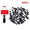 30PCS Pneumatic Quick Connector PP Pipe Cap Fitting For Industrial Pneumatic Tools Air Line Fast Release Plug 4-16mm